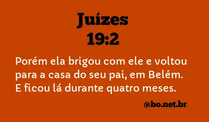 Juízes 19:2 NTLH