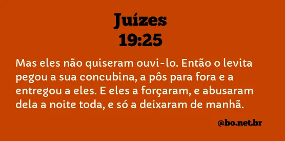 Juízes 19:25 NTLH