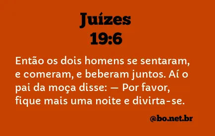 Juízes 19:6 NTLH