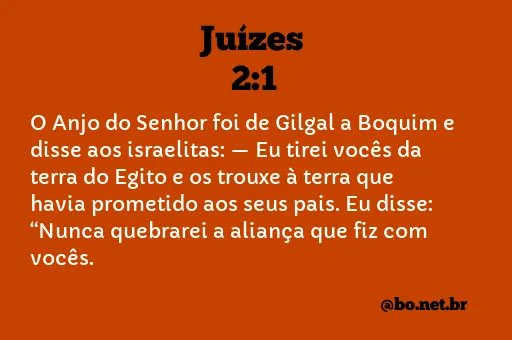 Juízes 2:1 NTLH