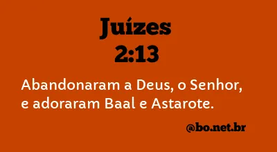 Juízes 2:13 NTLH