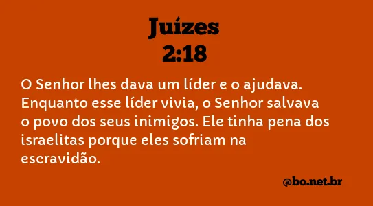 Juízes 2:18 NTLH