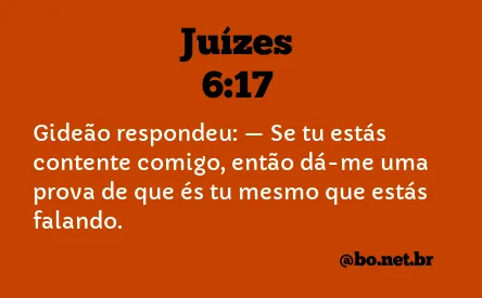 Juízes 6:17 NTLH