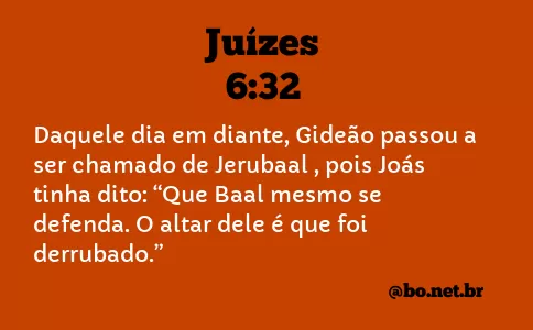 Juízes 6:32 NTLH