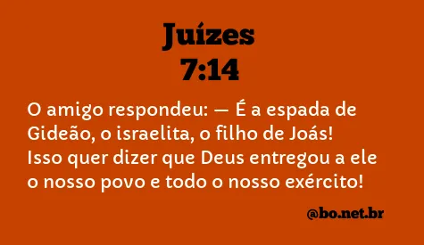 Juízes 7:14 NTLH