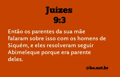 Juízes 9:3 NTLH