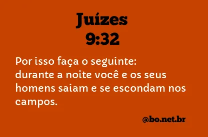 Juízes 9:32 NTLH