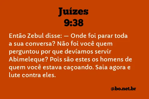 Juízes 9:38 NTLH