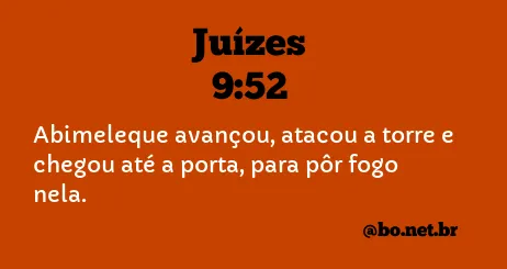 Juízes 9:52 NTLH