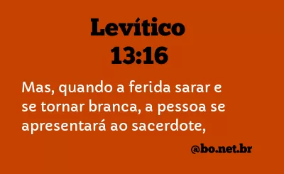 Levítico 13:16 NTLH