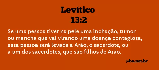 Levítico 13:2 NTLH