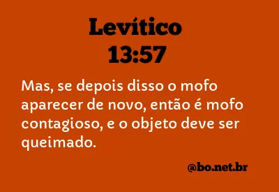Levítico 13:57 NTLH