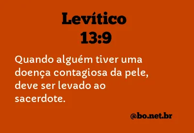 Levítico 13:9 NTLH