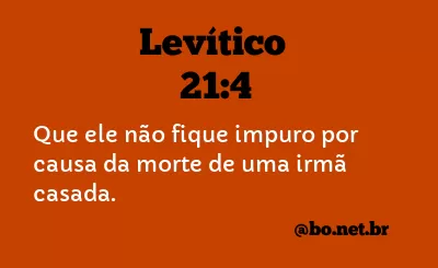 Levítico 21:4 NTLH