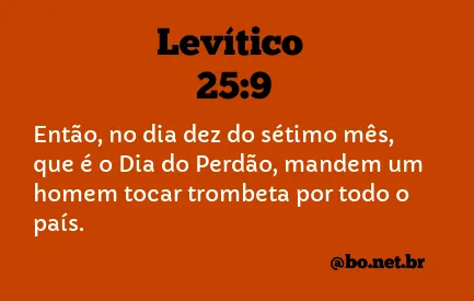 Levítico 25:9 NTLH