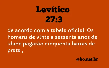 Levítico 27:3 NTLH