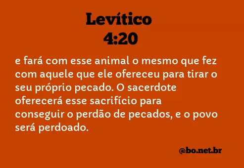 Levítico 4:20 NTLH