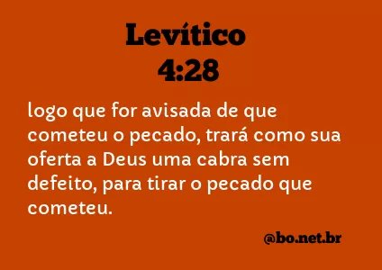Levítico 4:28 NTLH