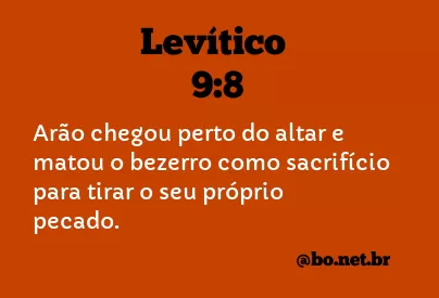 Levítico 9:8 NTLH
