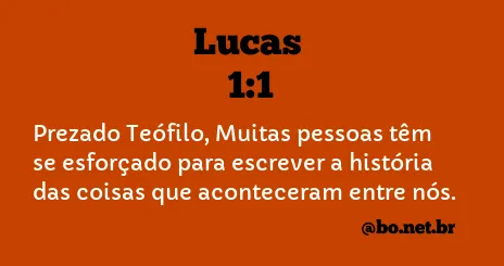 Lucas 1:1 NTLH