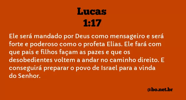 Lucas 1:17 NTLH