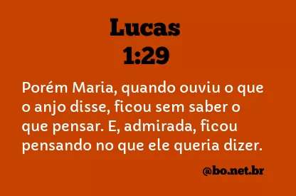 Lucas 1:29 NTLH