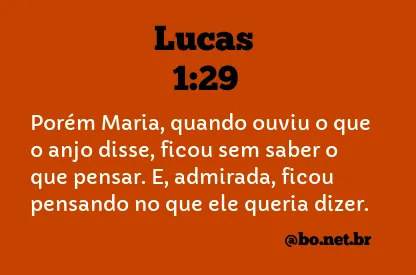 Lucas 1:29 NTLH