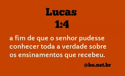 Lucas 1:4 NTLH
