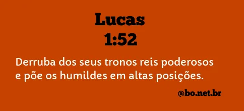 Lucas 1:52 NTLH