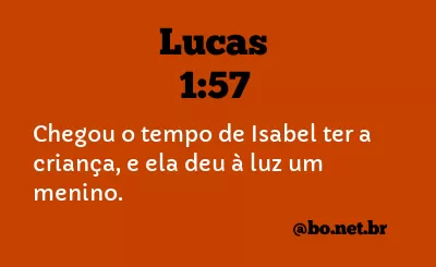 Lucas 1:57 NTLH