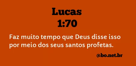 Lucas 1:70 NTLH