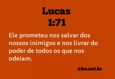 Lucas 1:71 NTLH