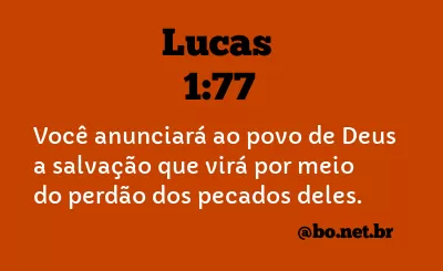 Lucas 1:77 NTLH