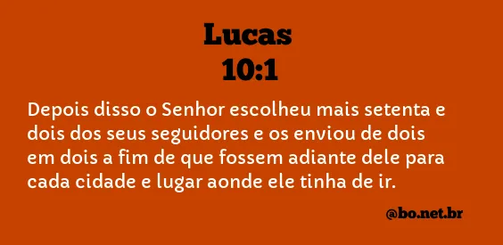 Lucas 10:1 NTLH