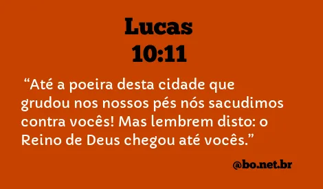 Lucas 10:11 NTLH