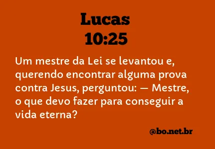 Lucas 10:25 NTLH