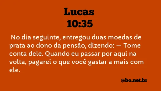 Lucas 10:35 NTLH