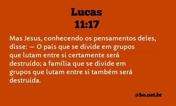 Lucas 11:17 NTLH