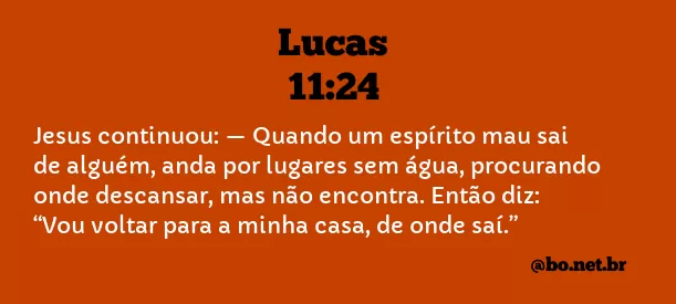 Lucas 11:24 NTLH