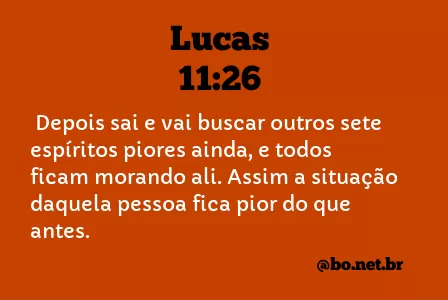 Lucas 11:26 NTLH