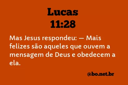 Lucas 11:28 NTLH