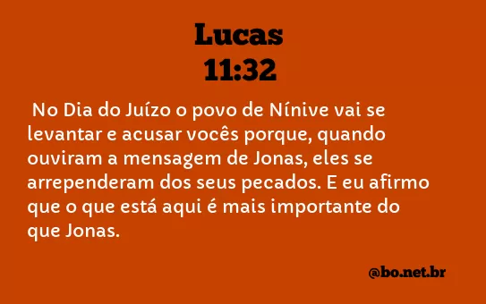Lucas 11:32 NTLH