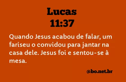 Lucas 11:37 NTLH