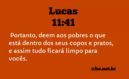Lucas 11:41 NTLH