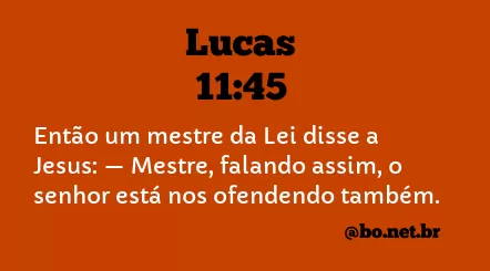 Lucas 11:45 NTLH