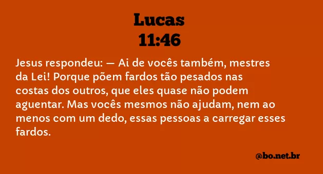 Lucas 11:46 NTLH