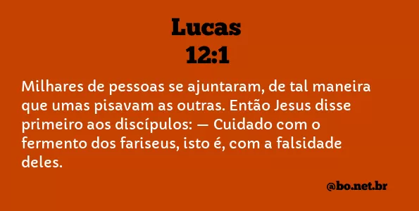 Lucas 12:1 NTLH