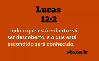 Lucas 12:2 NTLH