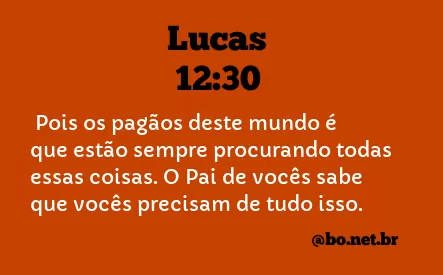 Lucas 12:30 NTLH