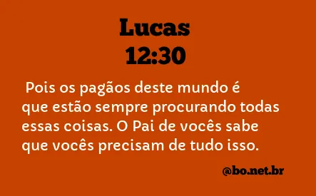 Lucas 12:30 NTLH